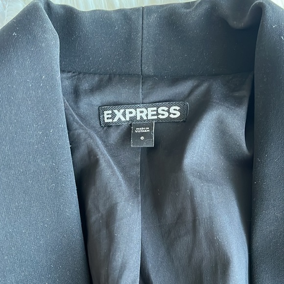 Express size 6 black relaxed fit blazer - Picture 4 of 6